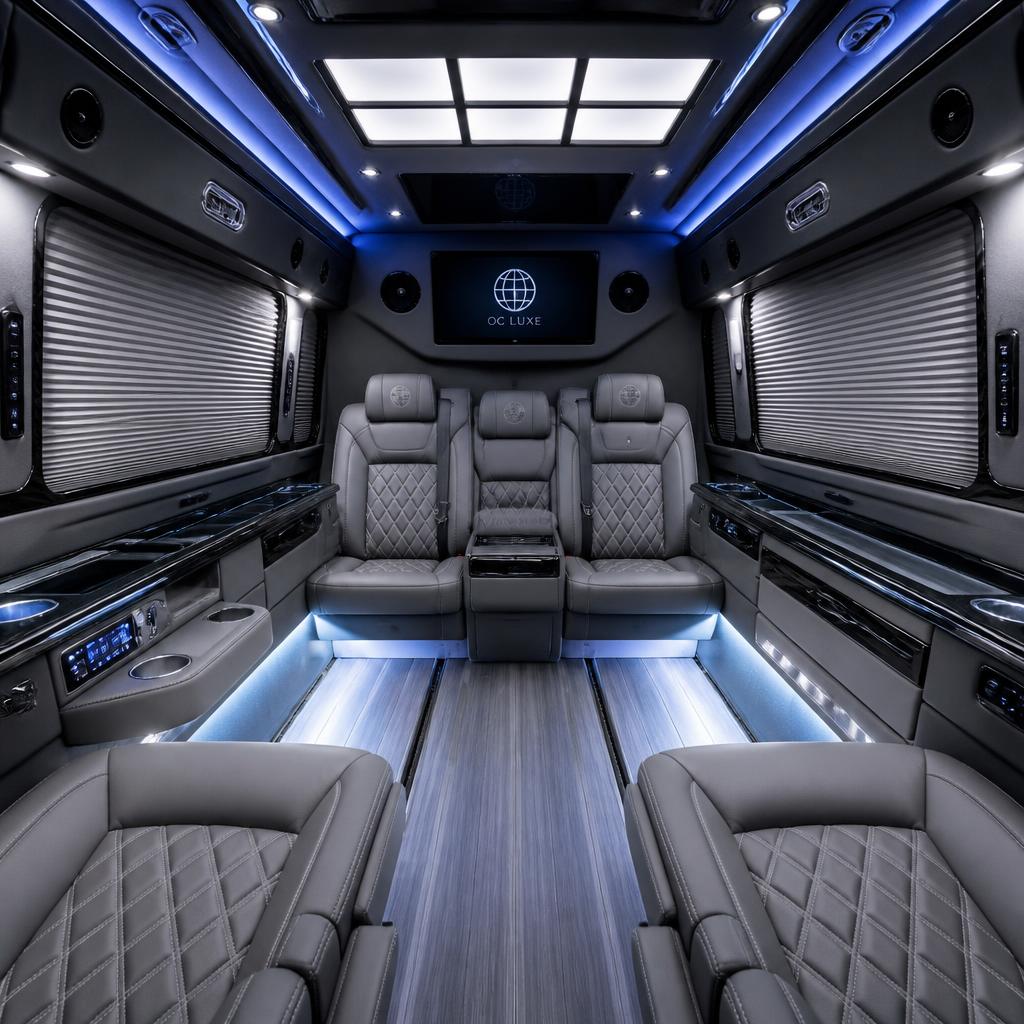 Ride step — Door-through-door assistance, secured seating and a clean, climate-controlled cabin.